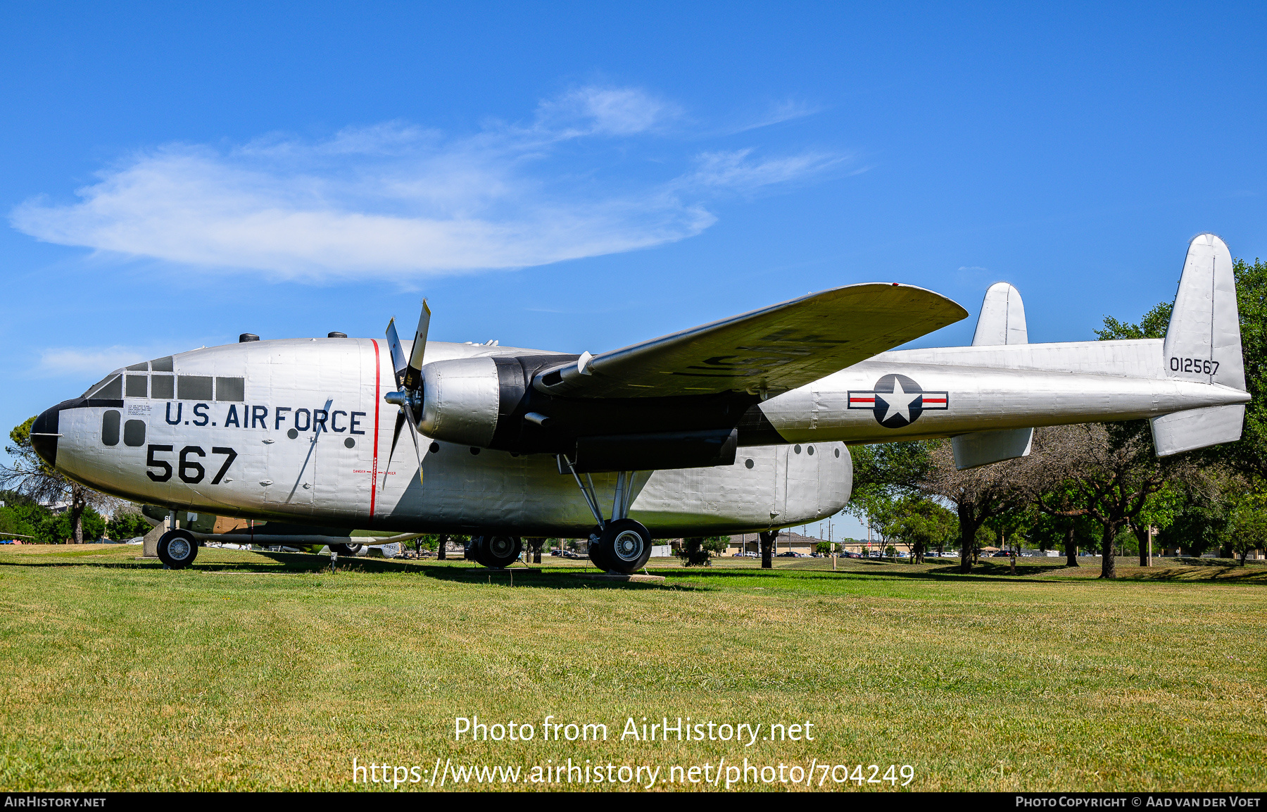 Aircraft Photo of 51-2567 / 012567 | Fairchild C-119C Flying Boxcar | USA - Air Force | AirHistory.net #704249