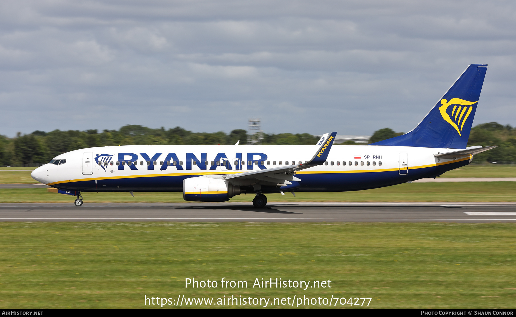 Aircraft Photo of SP-RNH | Boeing 737-8AS | Ryanair | AirHistory.net #704277