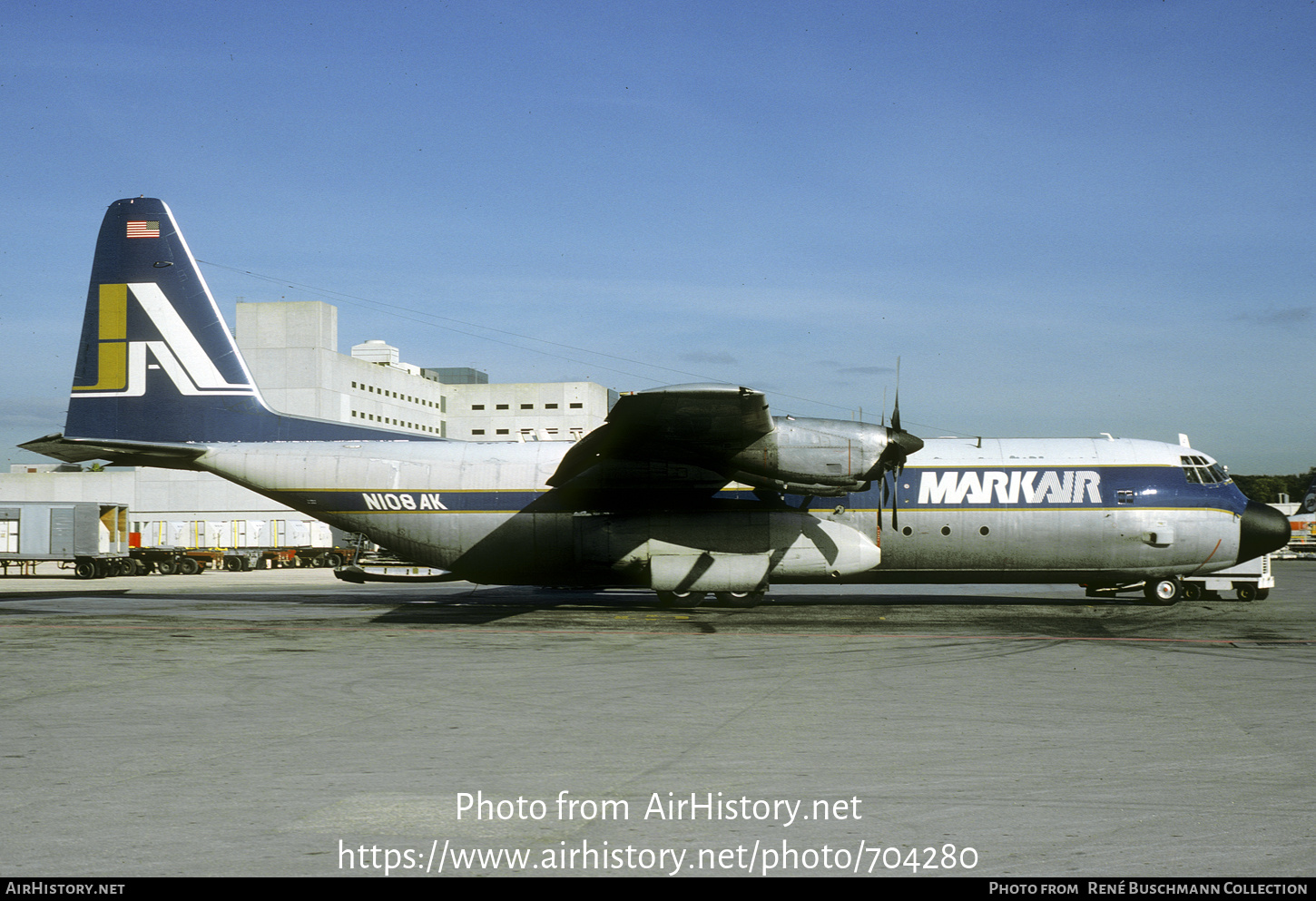 Aircraft Photo of N108AK | Lockheed L-100-30 Hercules (382G) | MarkAir | AirHistory.net #704280