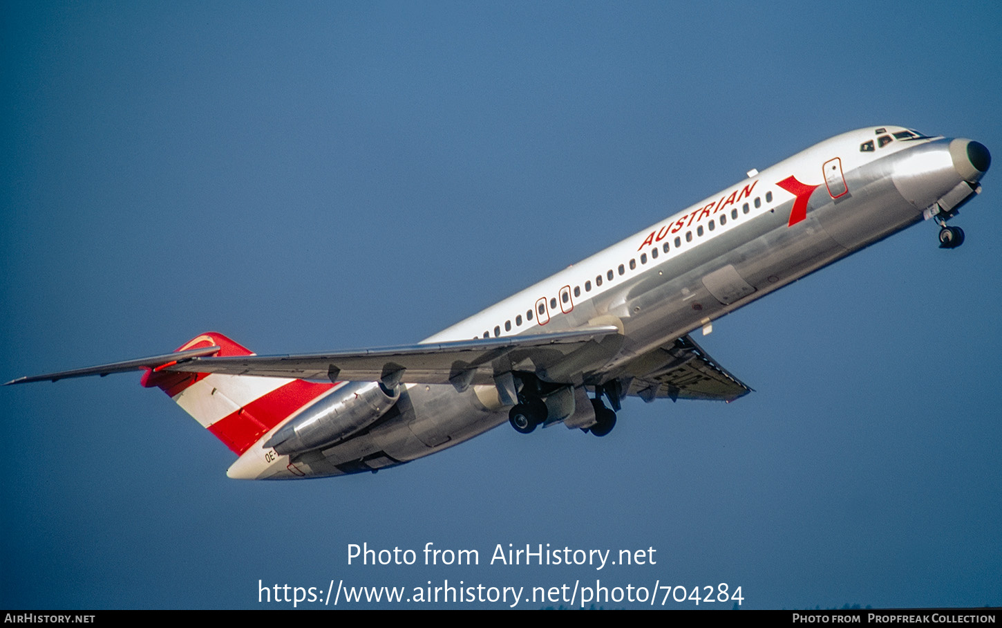 Aircraft Photo of OE-LDE | McDonnell Douglas DC-9-32 | Austrian Airlines | AirHistory.net #704284