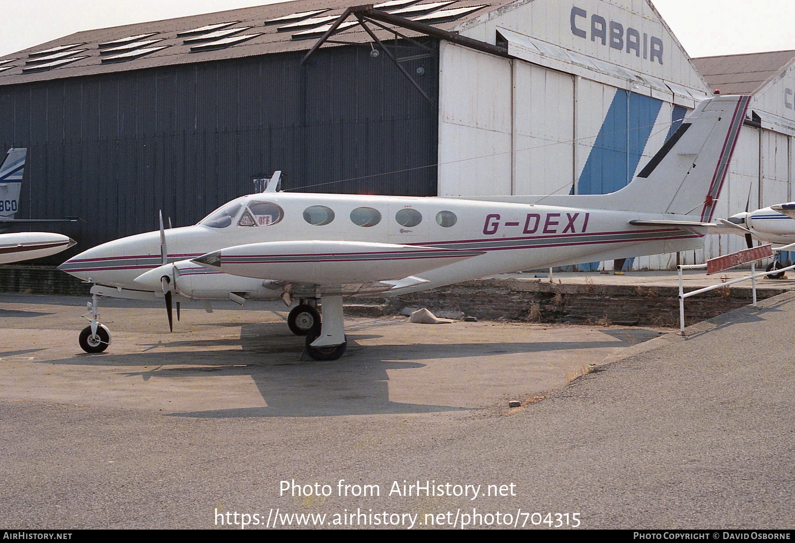 Aircraft Photo of G-DEXI | Cessna 340A | AirHistory.net #704315