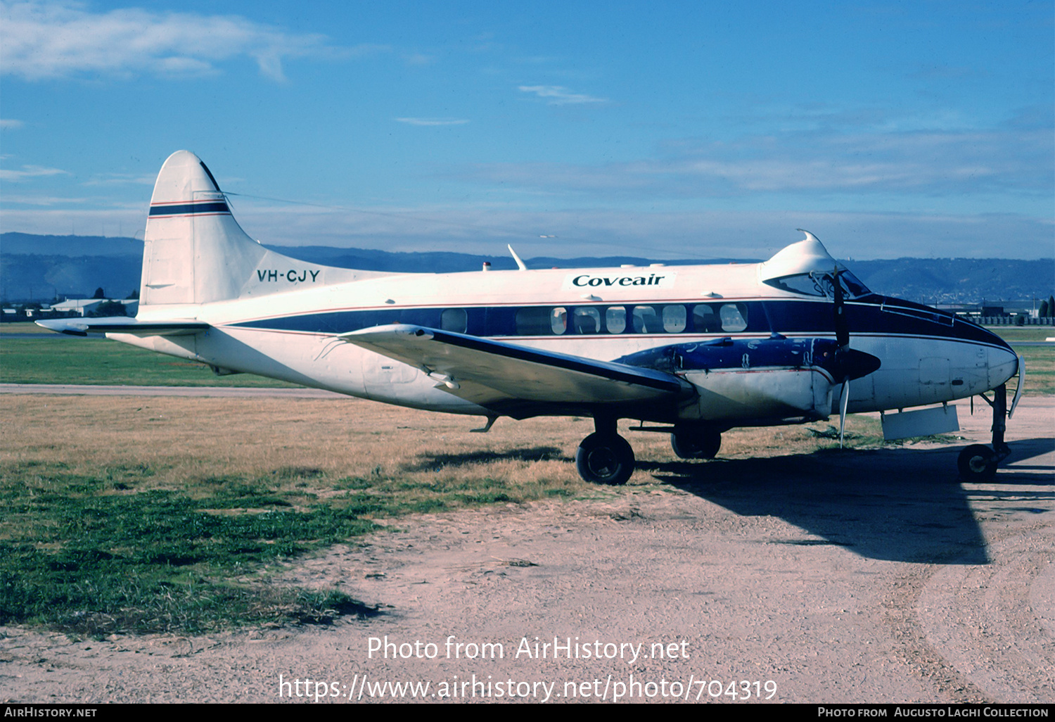 Aircraft Photo of VH-CJY | De Havilland D.H. 104 Dove 1B | Coveair | AirHistory.net #704319