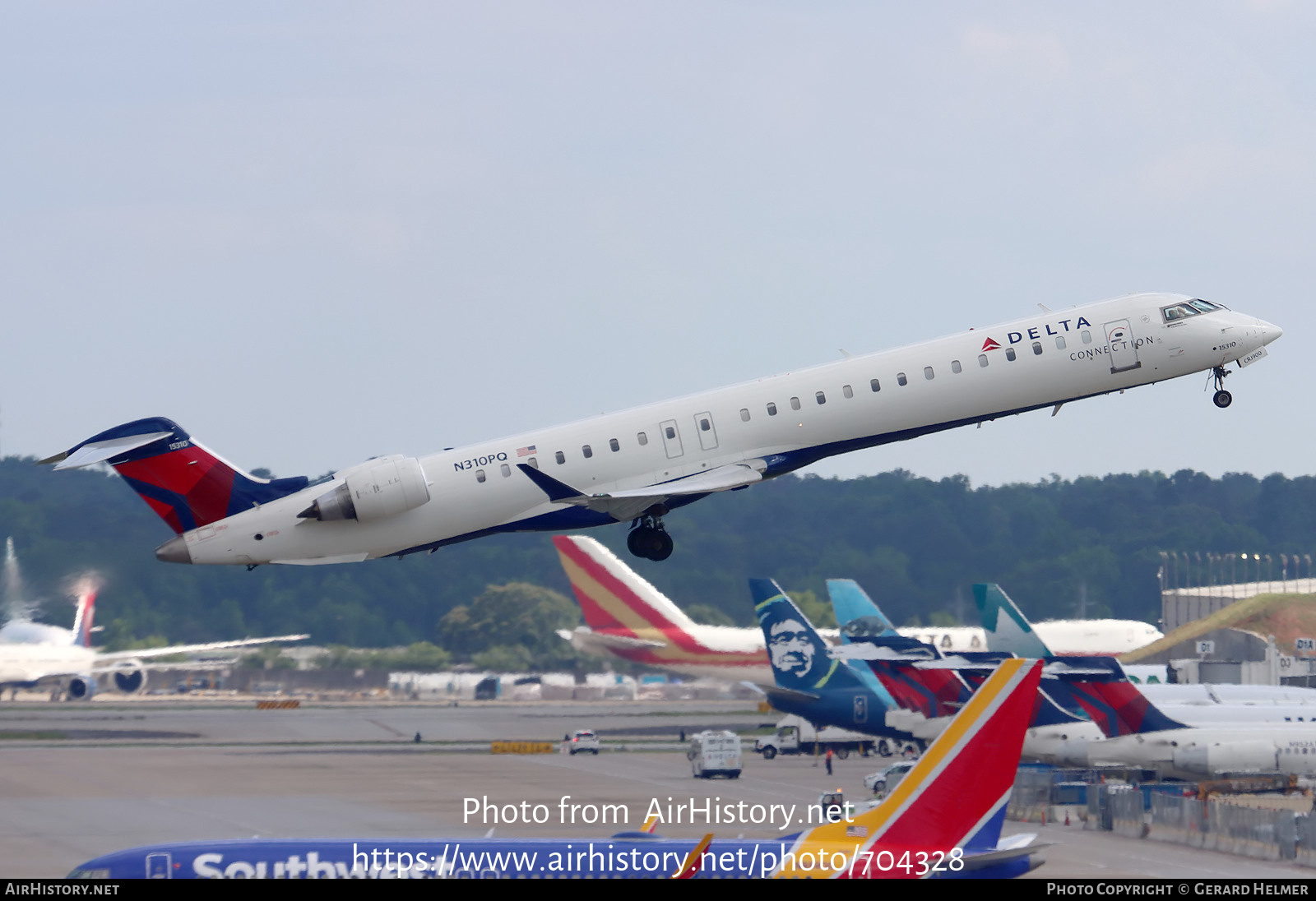 Aircraft Photo of N310PQ | Bombardier CRJ-900LR (CL-600-2D24) | Delta Connection | AirHistory.net #704328