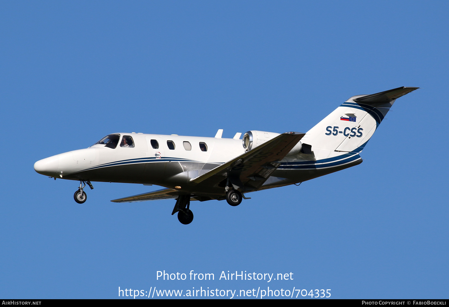 Aircraft Photo of S5-CSS | Cessna 525 CitationJet | AirHistory.net #704335