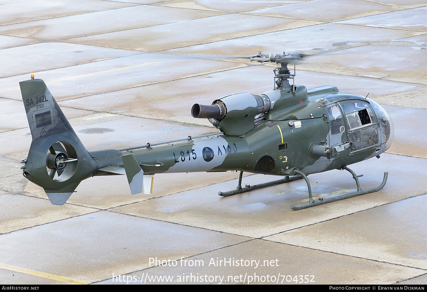 Aircraft Photo of L815 | Aerospatiale SA-342L Gazelle | Lebanon - Air Force | AirHistory.net #704352