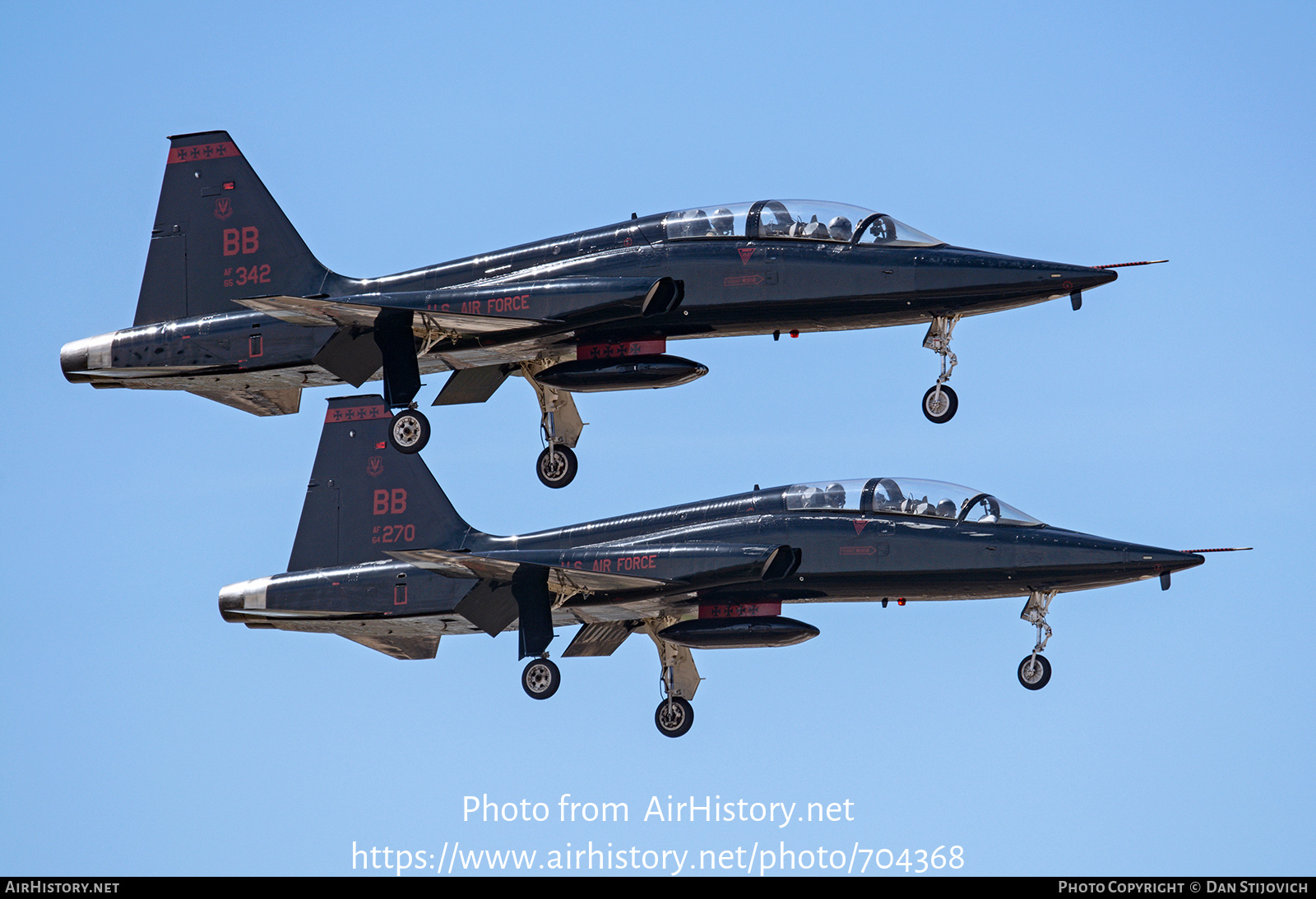 Aircraft Photo of 65-10342 / AF65-342 | Northrop T-38A Talon | USA - Air Force | AirHistory.net #704368