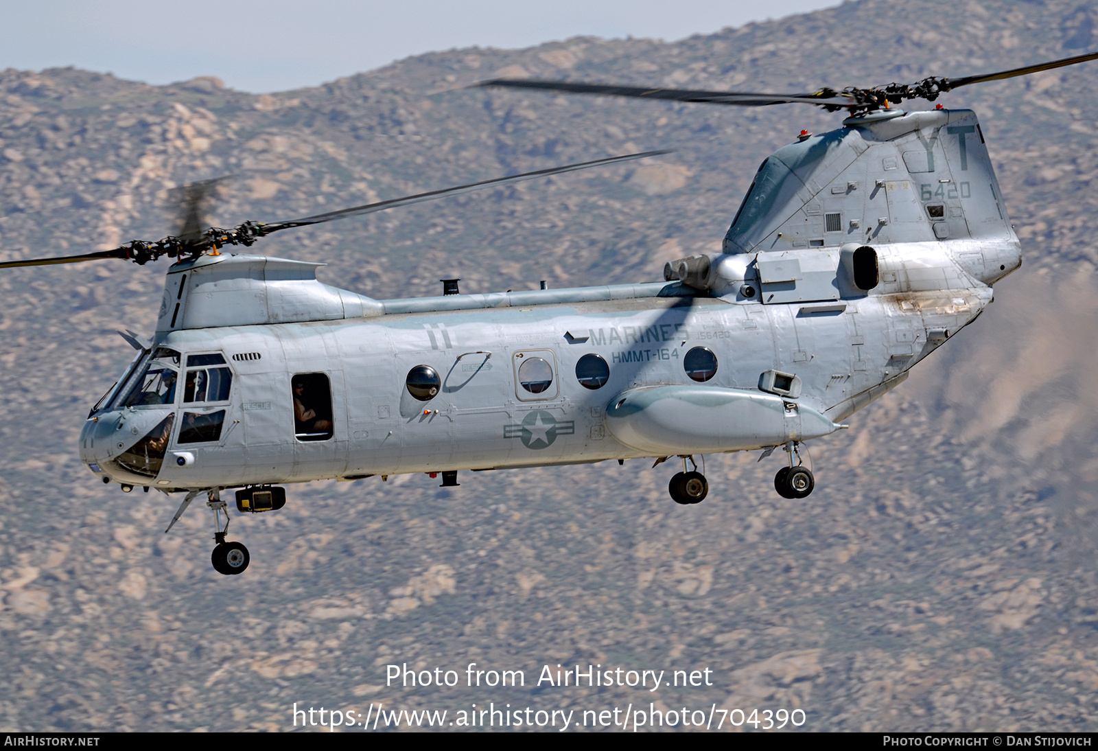 Aircraft Photo of 156420 / 6420 | Boeing Vertol CH-46E Sea Knight | USA - Marines | AirHistory.net #704390