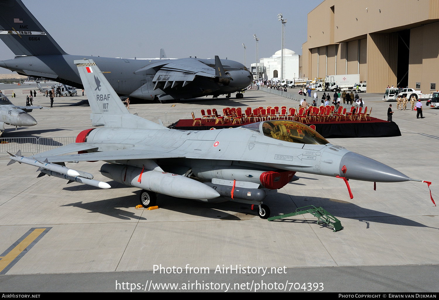 Aircraft Photo of 107 | General Dynamics F-16C Fighting Falcon | Bahrain - Air Force | AirHistory.net #704393