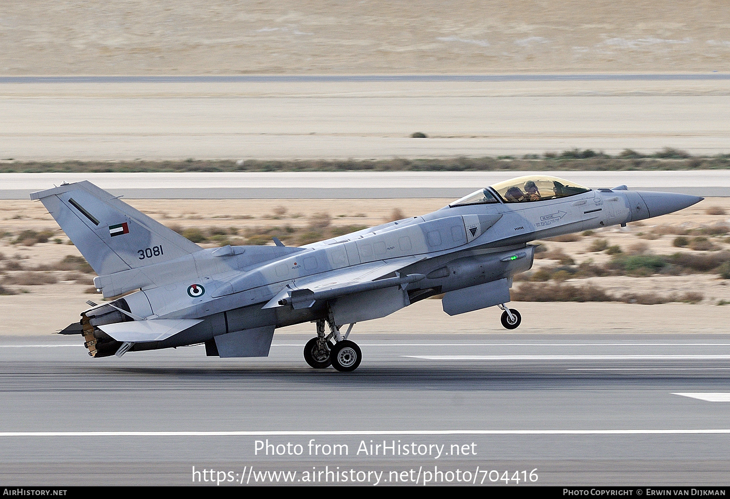 Aircraft Photo of 3081 | Lockheed Martin F-16E Fighting Falcon | United Arab Emirates - Air Force | AirHistory.net #704416