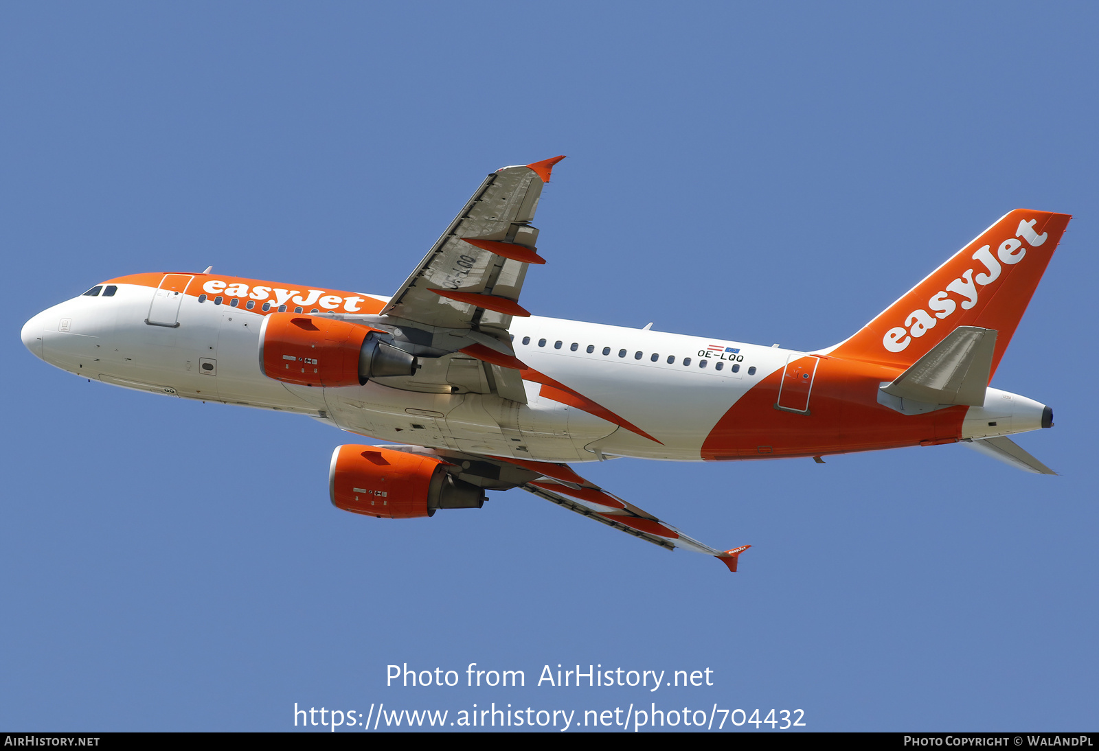 Aircraft Photo of OE-LQQ | Airbus A319-111 | EasyJet | AirHistory.net #704432