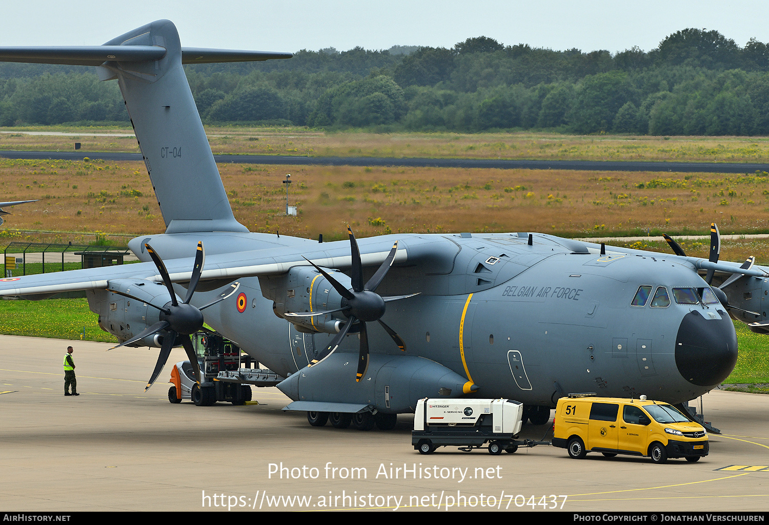 Aircraft Photo of CT-04 | Airbus A400M Atlas | Belgium - Air Force | AirHistory.net #704437