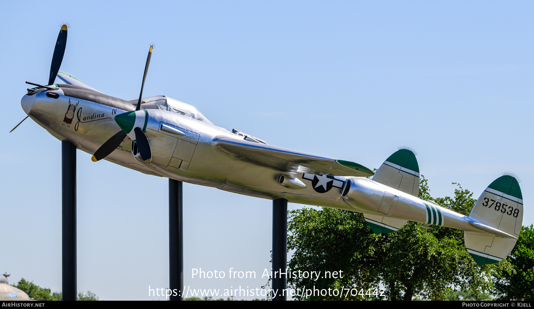 Aircraft Photo of 378538 | Lockheed P-38 Lightning (model) | USA - Air Force | AirHistory.net #704442