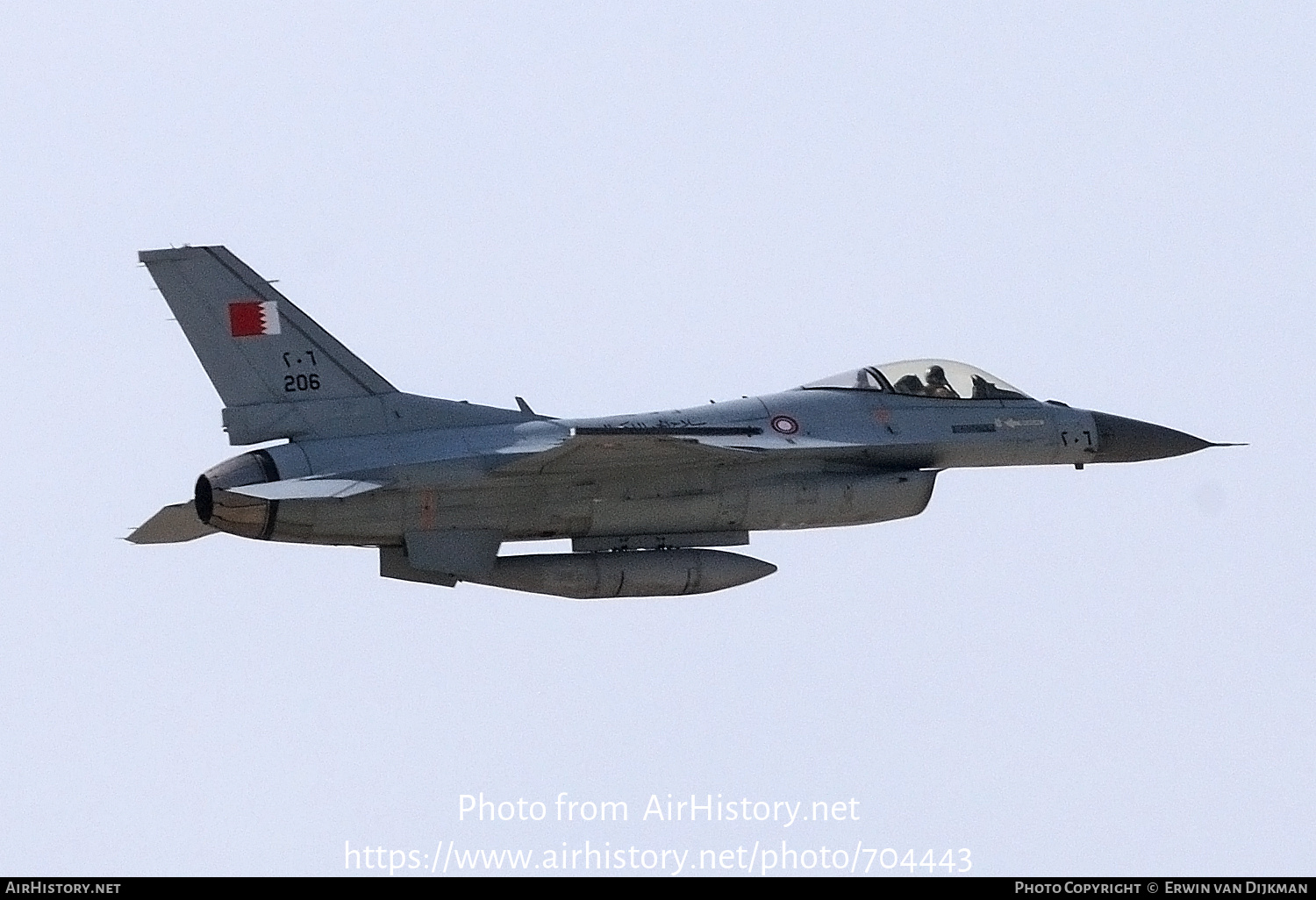 Aircraft Photo of 206 | General Dynamics F-16C Fighting Falcon | Bahrain - Air Force | AirHistory.net #704443