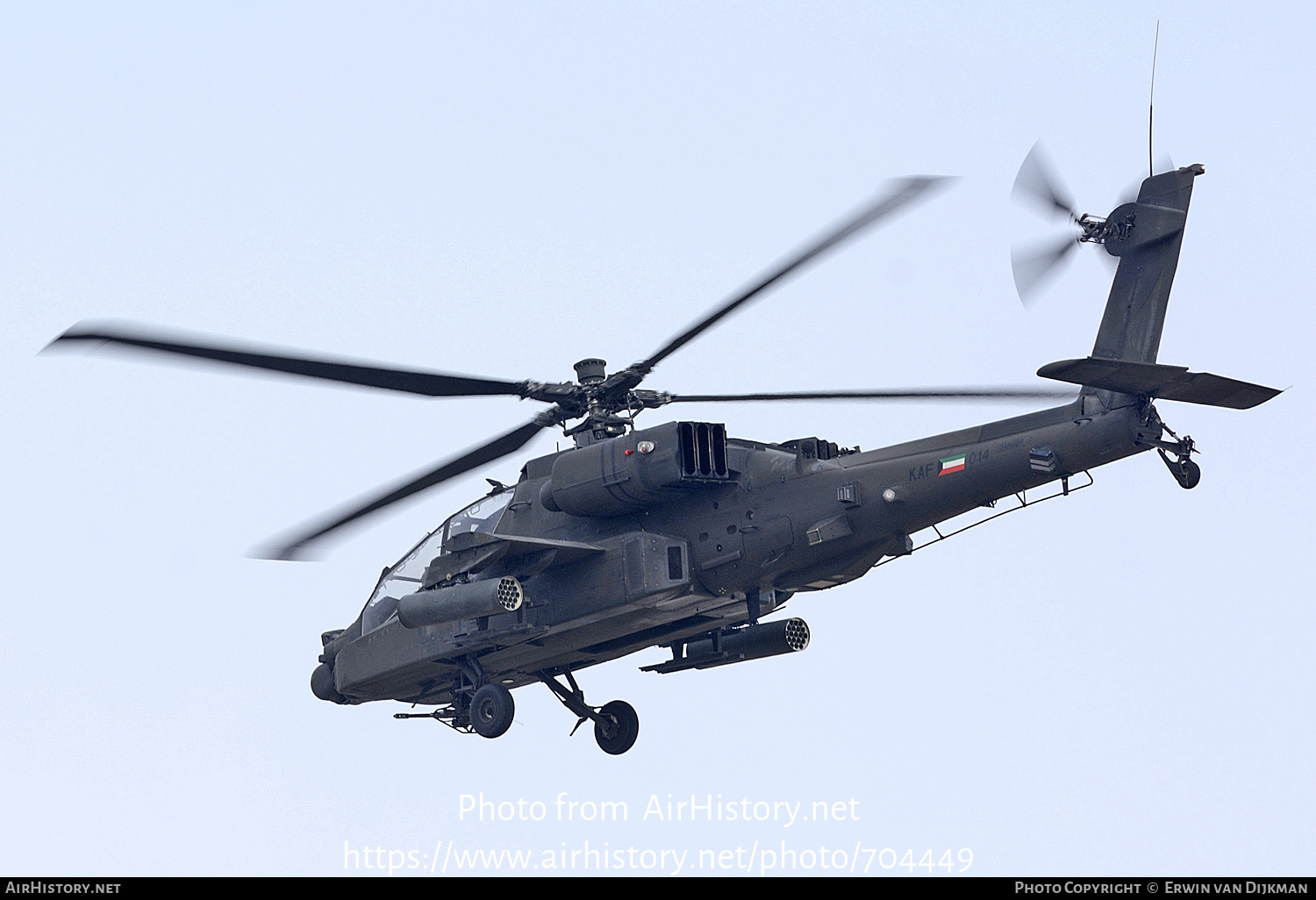 Aircraft Photo of KAF014 | Boeing AH-64D Apache | Kuwait - Air Force | AirHistory.net #704449