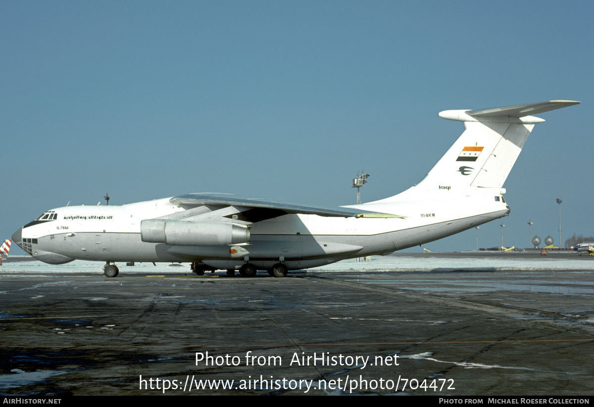 Aircraft Photo of YI-AKW | Ilyushin Il-76M | Iraqi Airways | AirHistory.net #704472