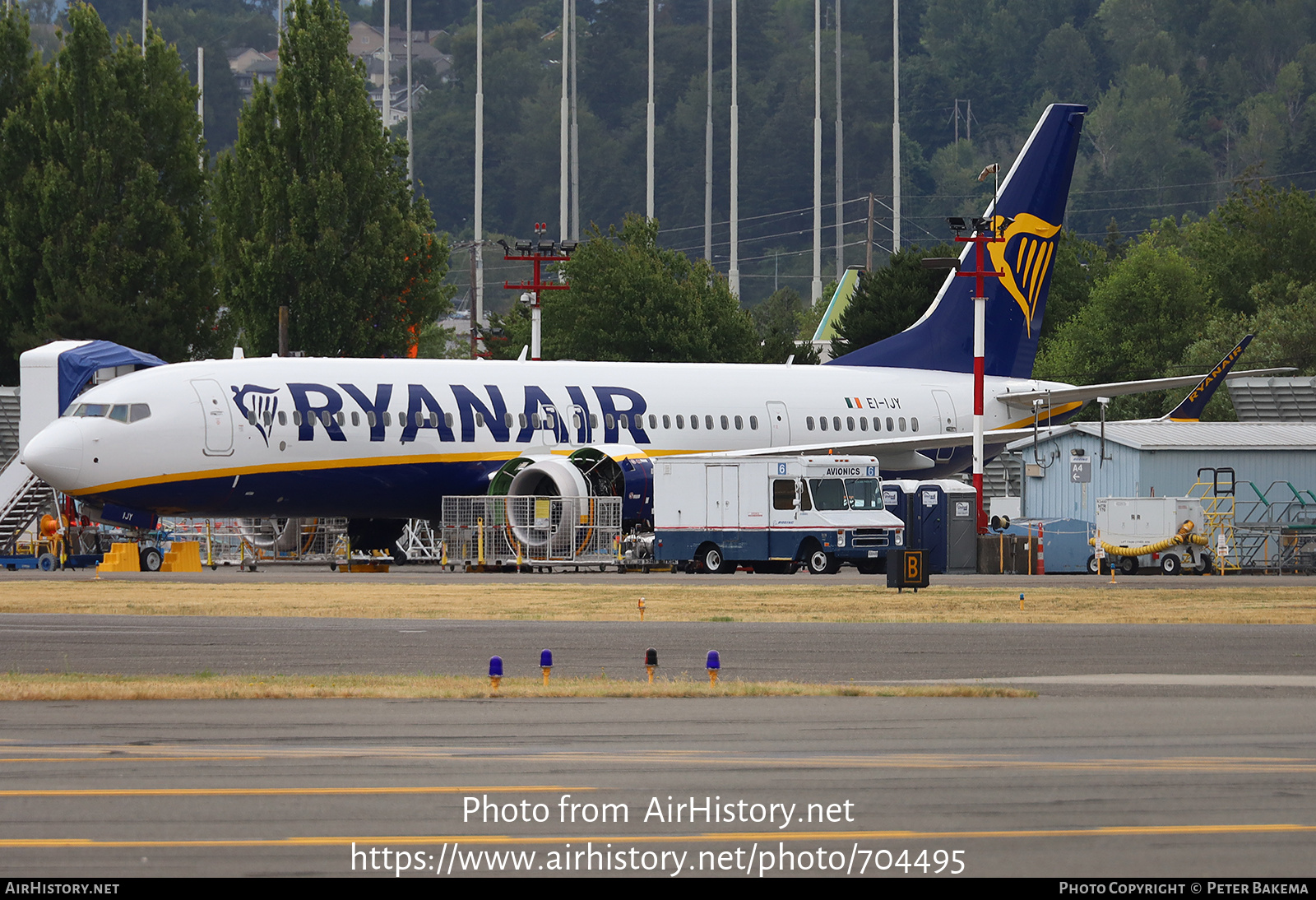 Aircraft Photo of EI-IJY | Boeing 737-8200 Max 200 | Ryanair | AirHistory.net #704495