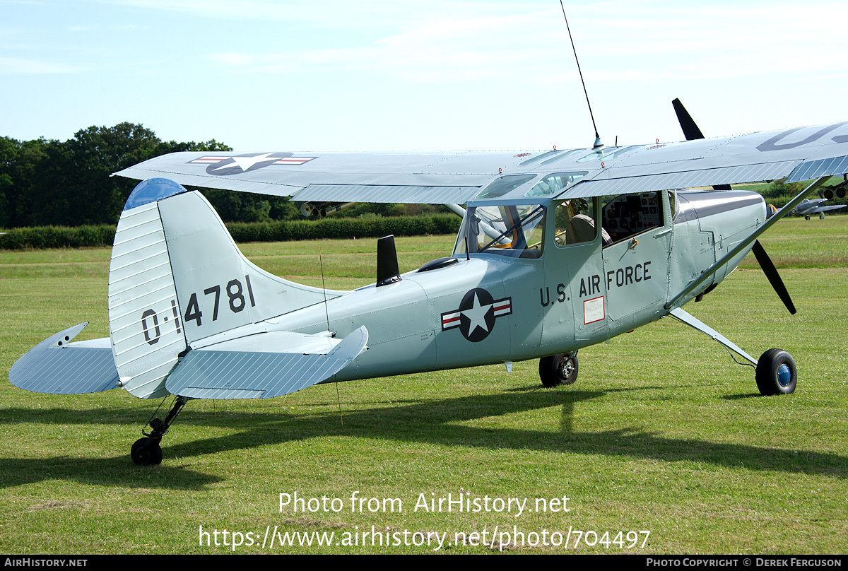 Aircraft Photo of G-VNAM / 0-14781 | Cessna O-1A Bird Dog | USA - Air Force | AirHistory.net #704497