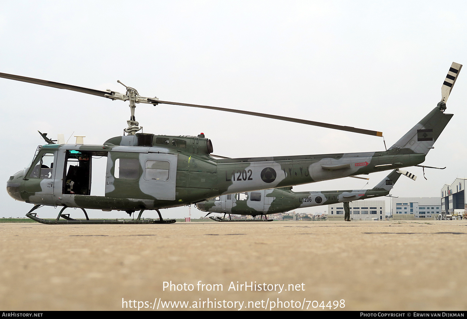 Aircraft Photo of L1202 | Bell UH-1H-II Iroquois | Lebanon - Air Force | AirHistory.net #704498