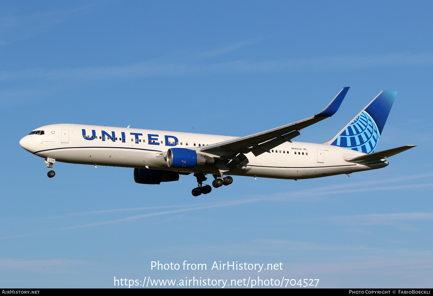 Aircraft Photo of N642UA | Boeing 767-322/ER | United Airlines | AirHistory.net #704527