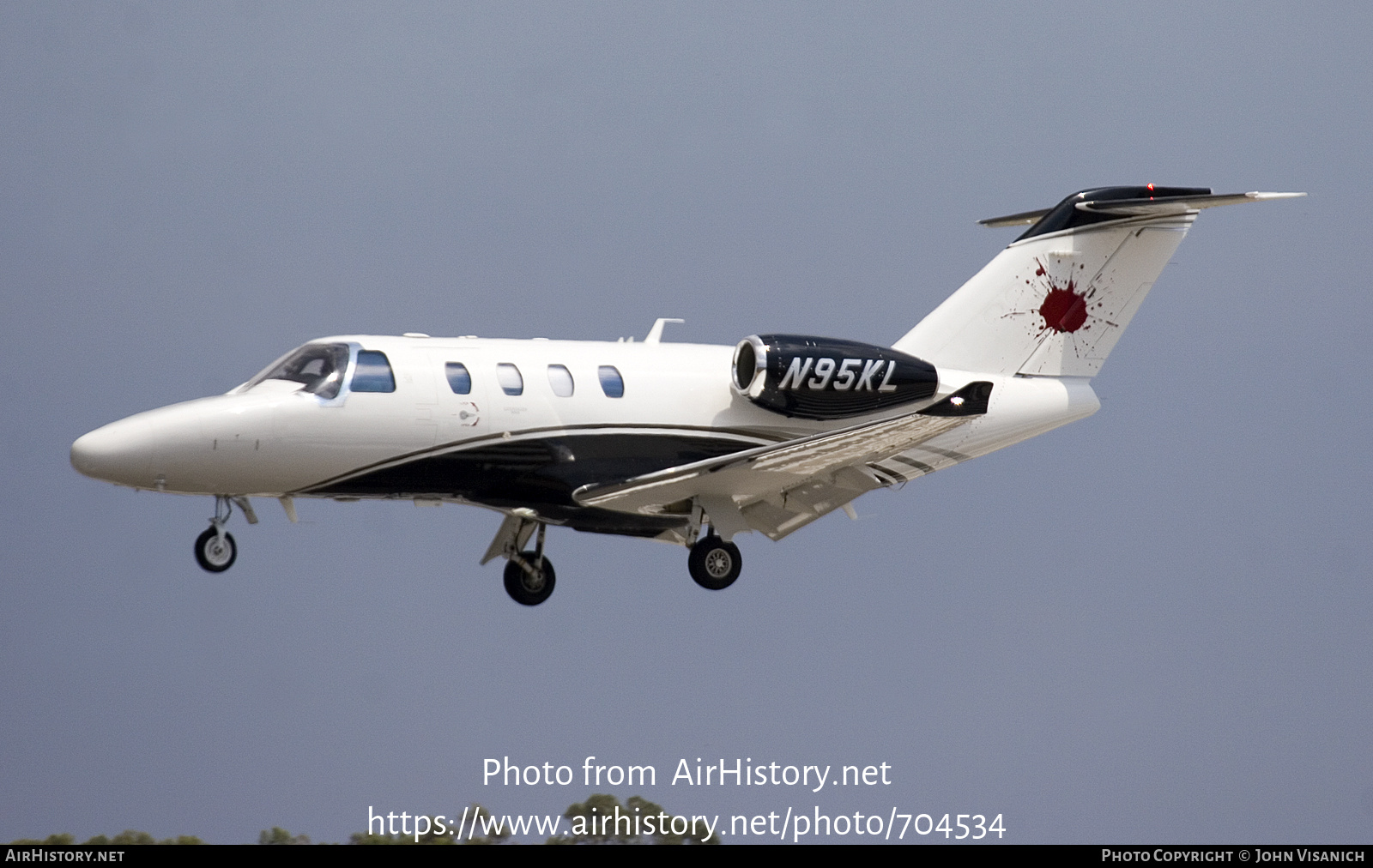 Aircraft Photo of N95KL | Cessna 525 CitationJet M2 | AirHistory.net #704534