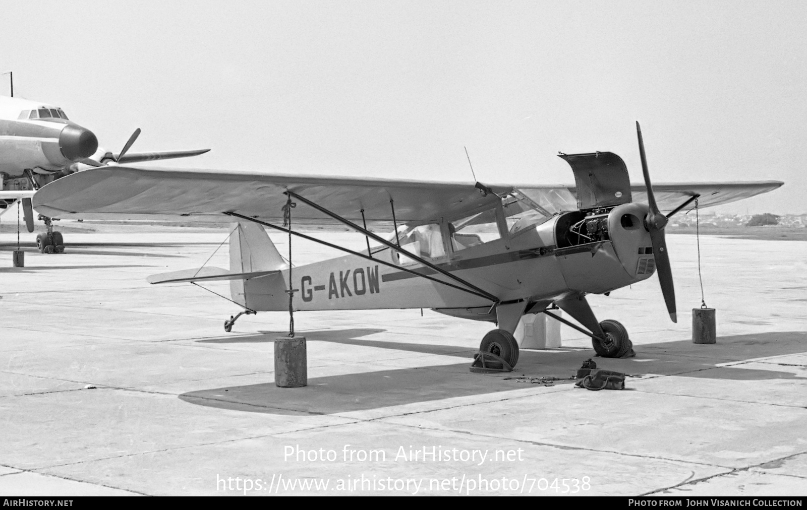 Aircraft Photo of G-AKOW | Taylorcraft J Auster Mk5 | AirHistory.net #704538