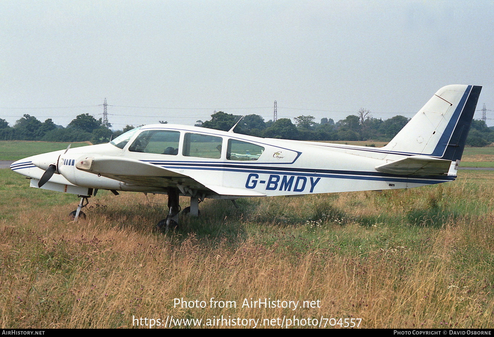 Aircraft Photo of G-BMDY | Gulfstream American GA-7 Cougar | AirHistory.net #704557