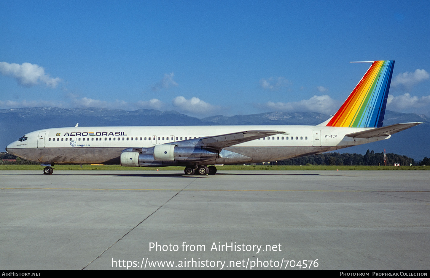 Aircraft Photo of PT-TCP | Boeing 707-365C | AeroBrasil | AirHistory.net #704576