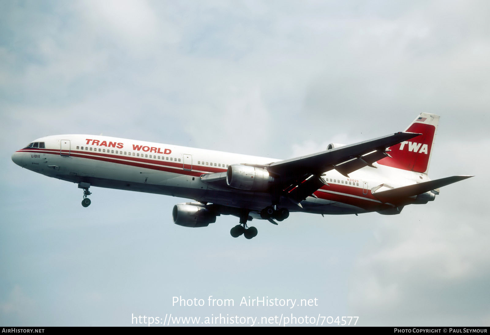 Aircraft Photo of N31023 | Lockheed L-1011-385-1 TriStar 50 | Trans World Airlines - TWA | AirHistory.net #704577