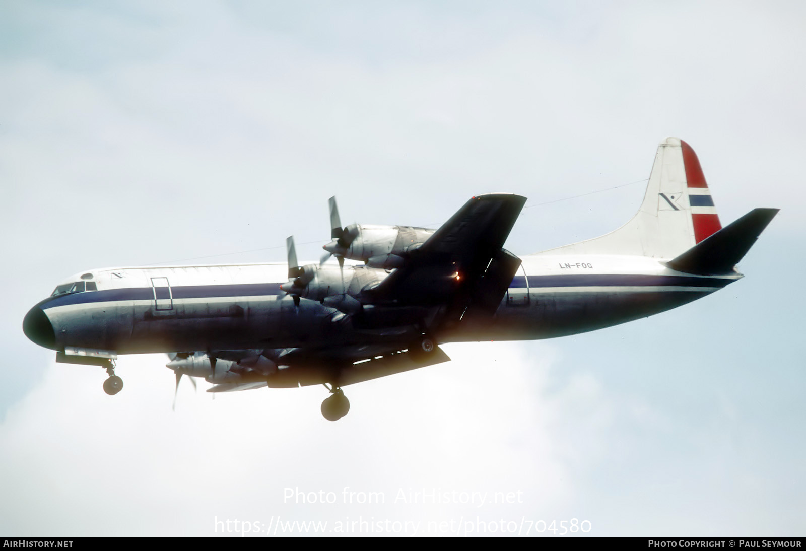 Aircraft Photo of LN-FOG | Lockheed L-188A(F) Electra | Fred. Olsen | AirHistory.net #704580