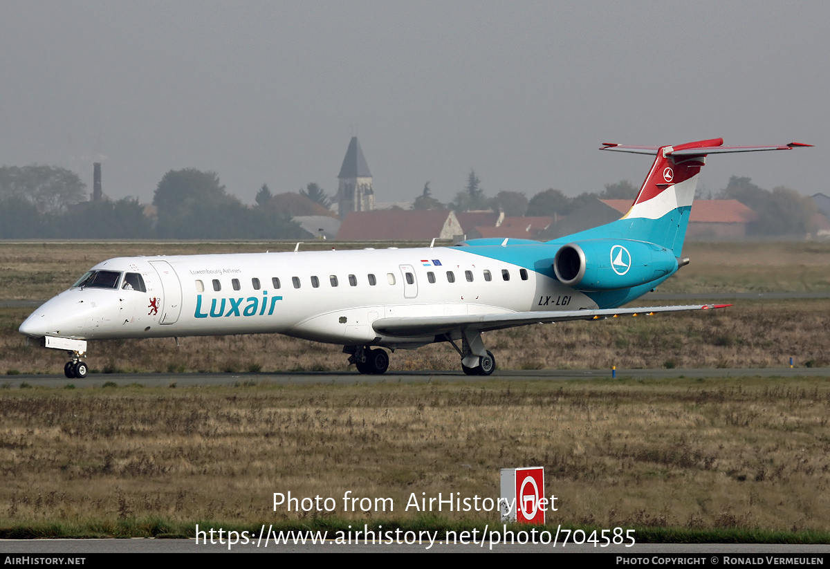 Aircraft Photo of LX-LGI | Embraer ERJ-145LU (EMB-145LU) | Luxair | AirHistory.net #704585