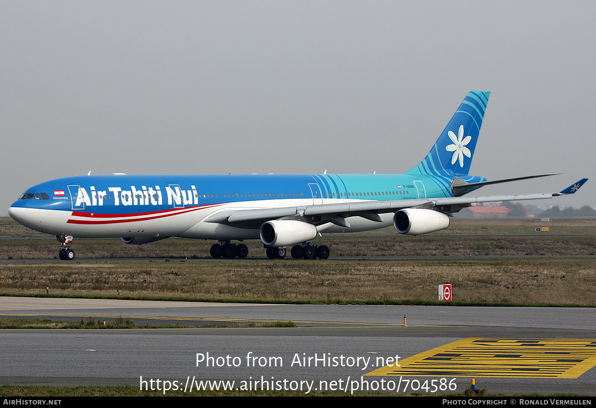 Aircraft Photo of F-OSUN | Airbus A340-313X | Air Tahiti Nui | AirHistory.net #704586