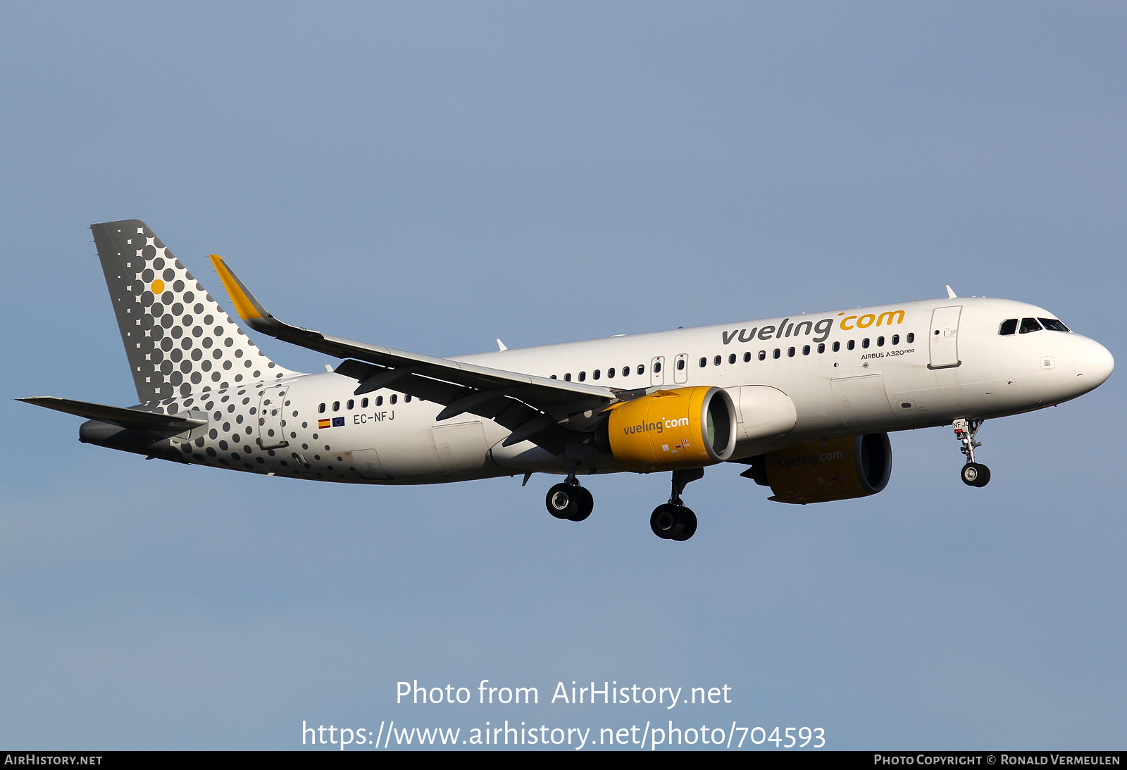 Aircraft Photo of EC-NFJ | Airbus A320-271N | Vueling Airlines | AirHistory.net #704593