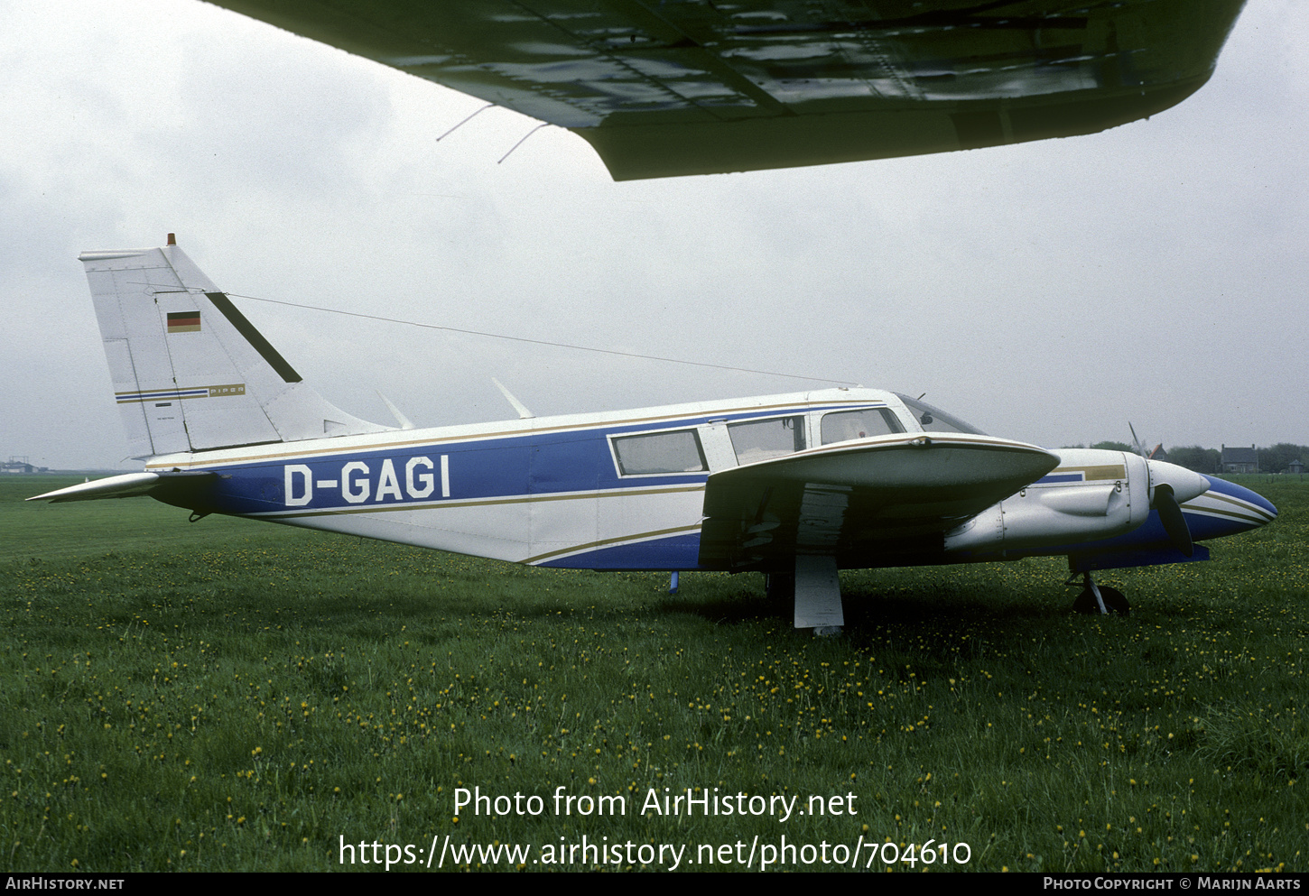 Aircraft Photo of D-GAGI | Piper PA-34-200 Seneca | AirHistory.net #704610