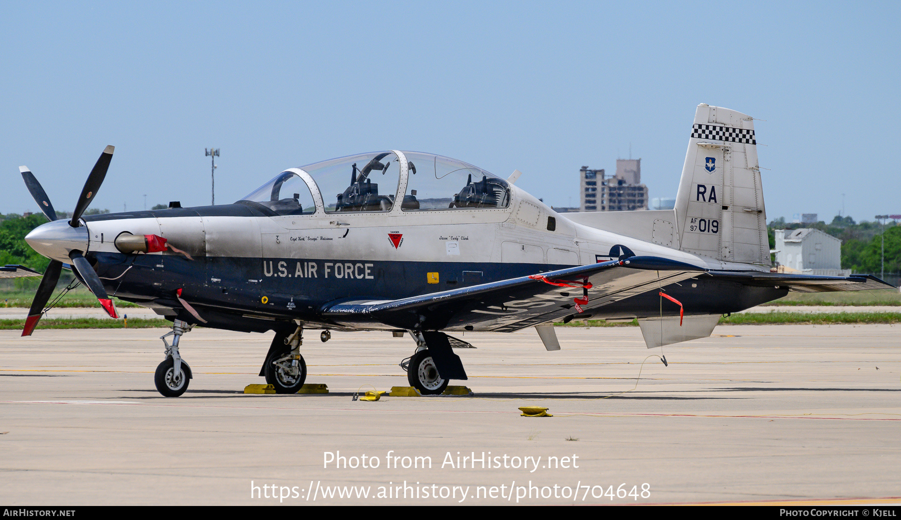 Aircraft Photo of 97-3019 | Raytheon T-6A Texan II | USA - Air Force | AirHistory.net #704648