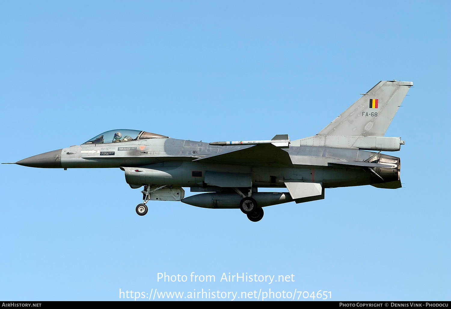 Aircraft Photo of FA-68 | General Dynamics F-16AM Fighting Falcon | Belgium - Air Force | AirHistory.net #704651