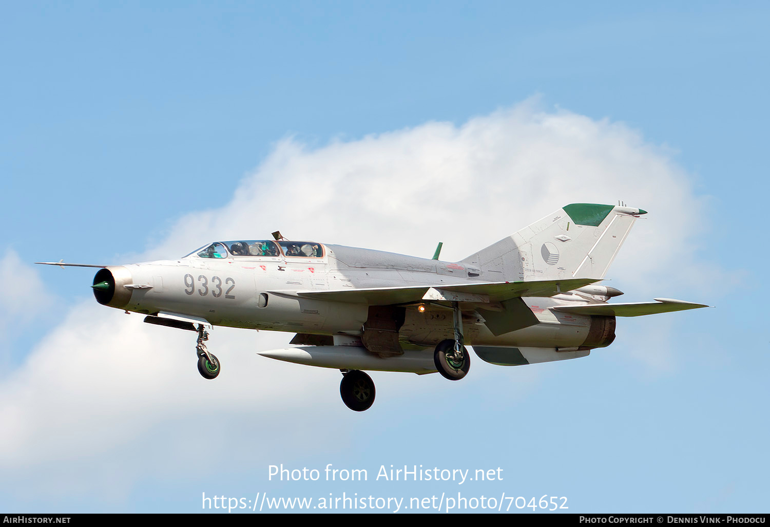 Aircraft Photo of 9332 | Mikoyan-Gurevich MiG-21UM | Czechia - Air Force | AirHistory.net #704652