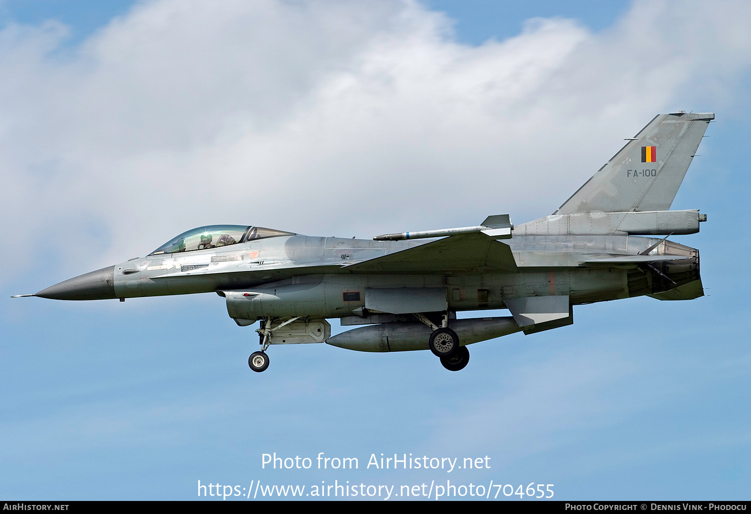 Aircraft Photo of FA-100 | General Dynamics F-16AM Fighting Falcon | Belgium - Air Force | AirHistory.net #704655