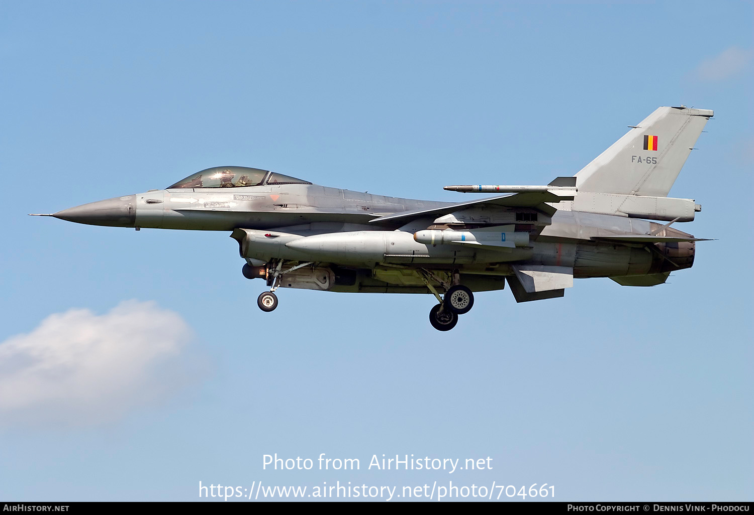 Aircraft Photo of FA-65 | General Dynamics F-16AM Fighting Falcon | Belgium - Air Force | AirHistory.net #704661