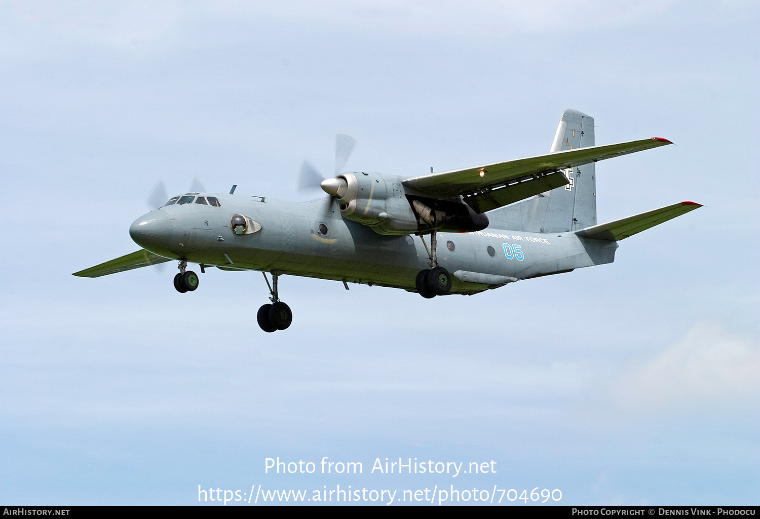 Aircraft Photo of 05 blue | Antonov An-26B | Lithuania - Air Force | AirHistory.net #704690