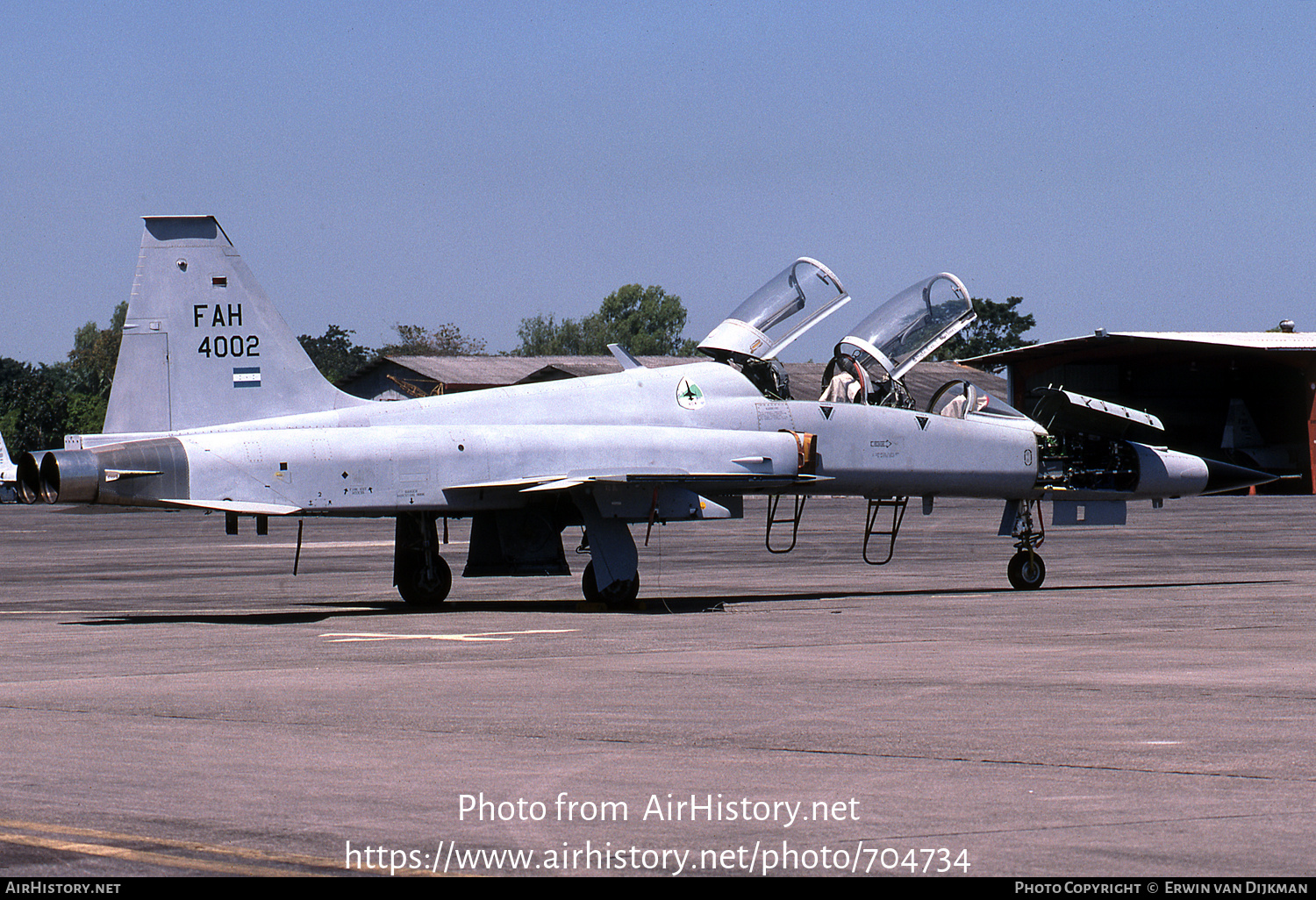 Aircraft Photo of FAH-4002 | Northrop F-5F Tiger II | Honduras - Air Force | AirHistory.net #704734