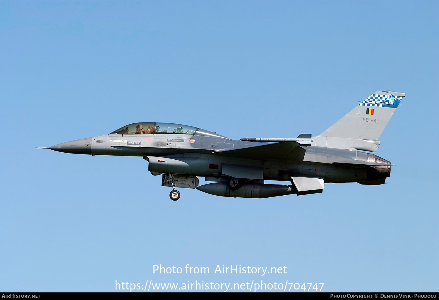 Aircraft Photo of FB-24 | General Dynamics F-16BM Fighting Falcon | Belgium - Air Force | AirHistory.net #704747