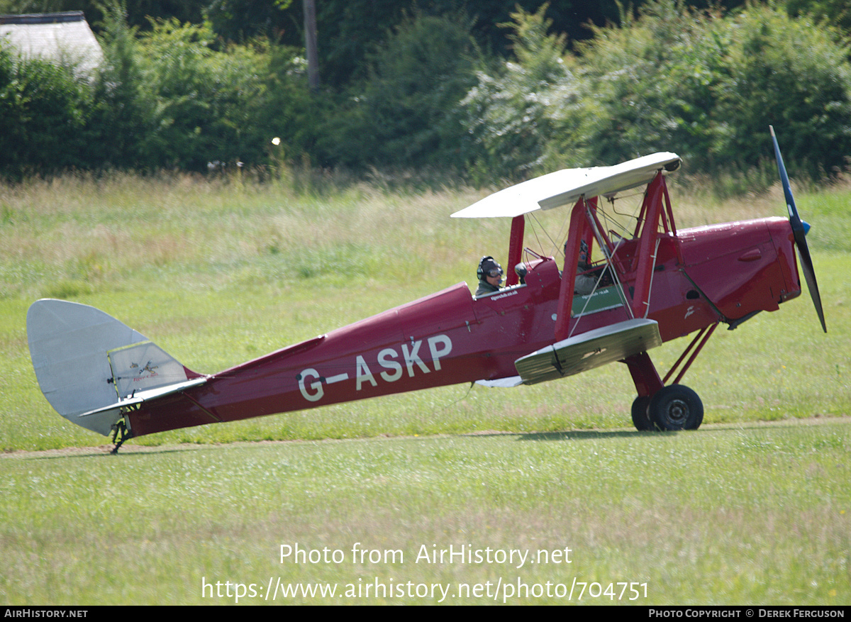 Aircraft Photo of G-ASKP | De Havilland D.H. 82A Tiger Moth II | AirHistory.net #704751