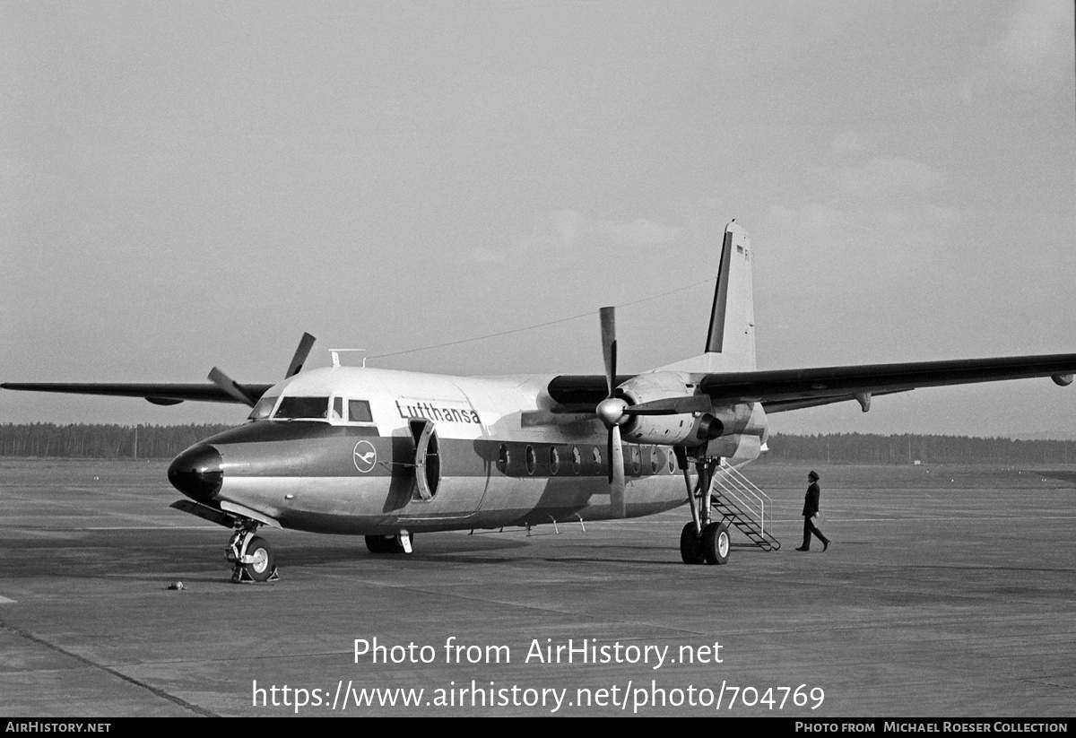 Aircraft Photo of D-BARI | Fokker F27-400 Friendship | Lufthansa | AirHistory.net #704769