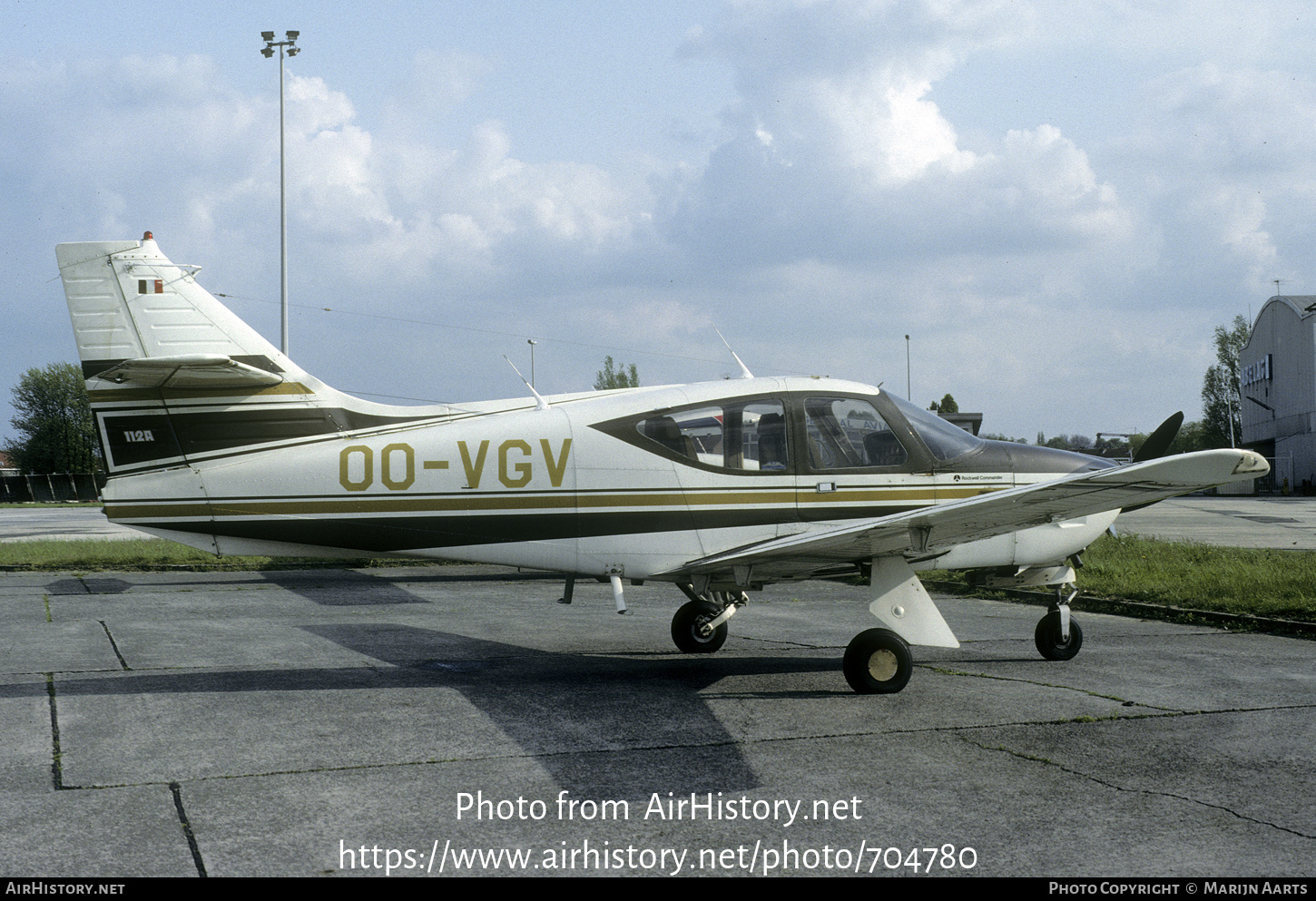 Aircraft Photo of OO-VGV | Rockwell Commander 112A | AirHistory.net #704780