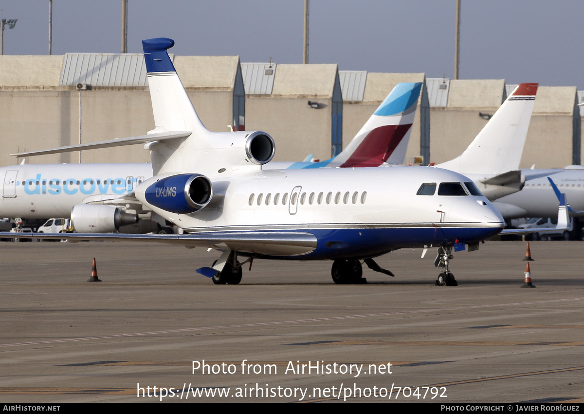 Aircraft Photo of LX-LMS | Dassault Falcon 7X | AirHistory.net #704792