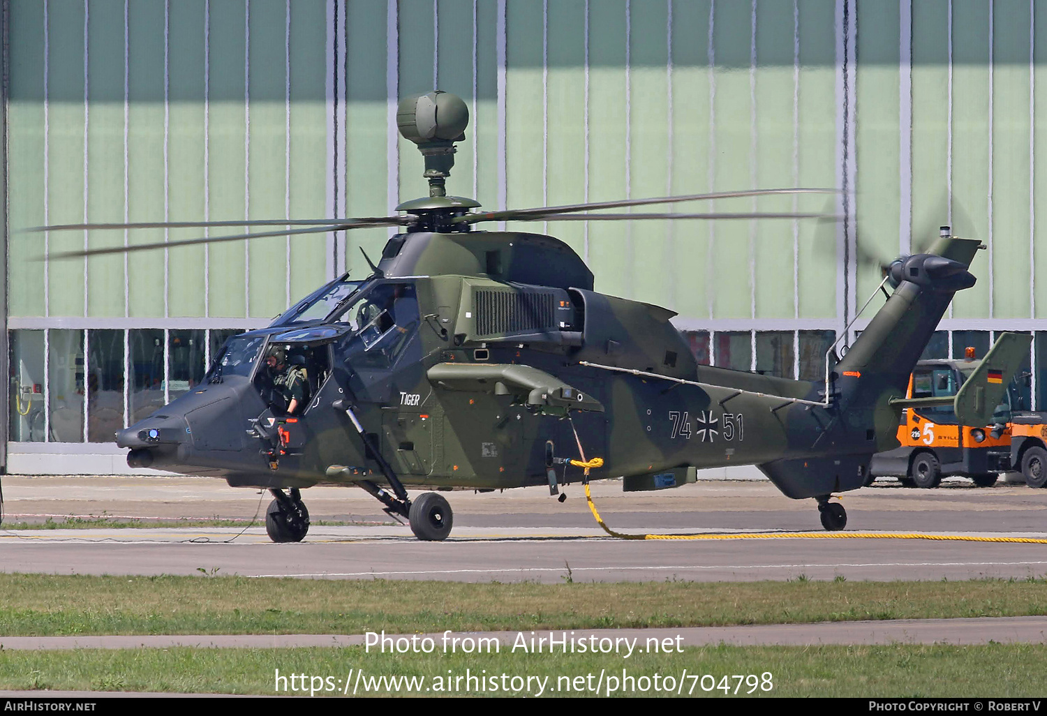 Aircraft Photo of 7451 | Eurocopter EC-665 Tiger UHT | Germany - Army | AirHistory.net #704798