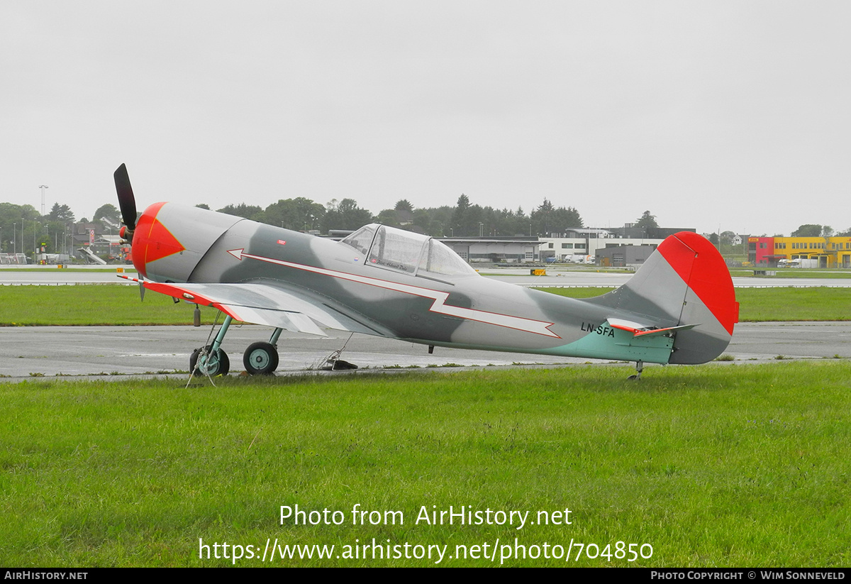 Aircraft Photo of LN-SFA | Yakovlev Yak-50 | AirHistory.net #704850