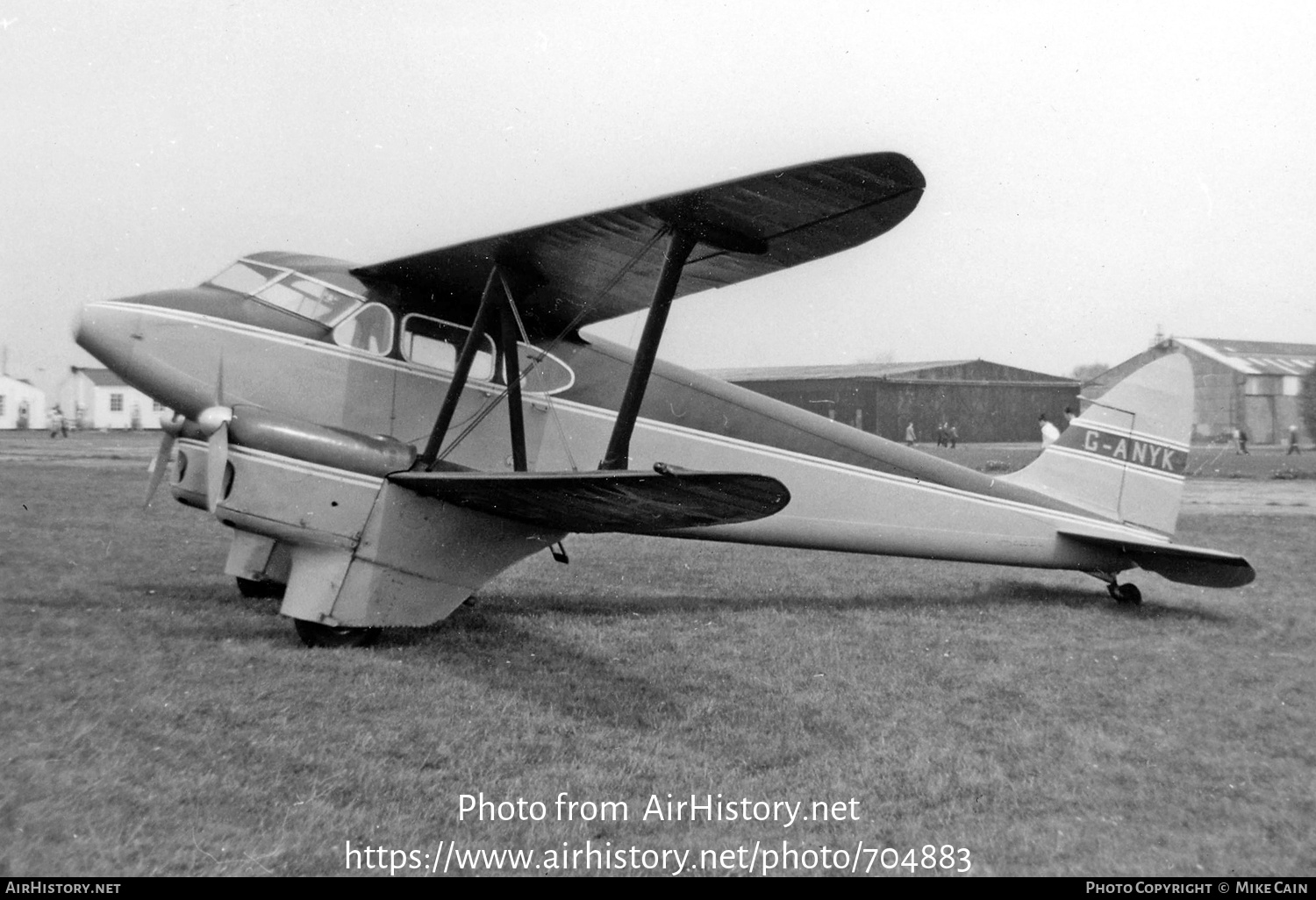 Aircraft Photo of G-ANYK | De Havilland D.H. 90A Dragonfly | AirHistory.net #704883