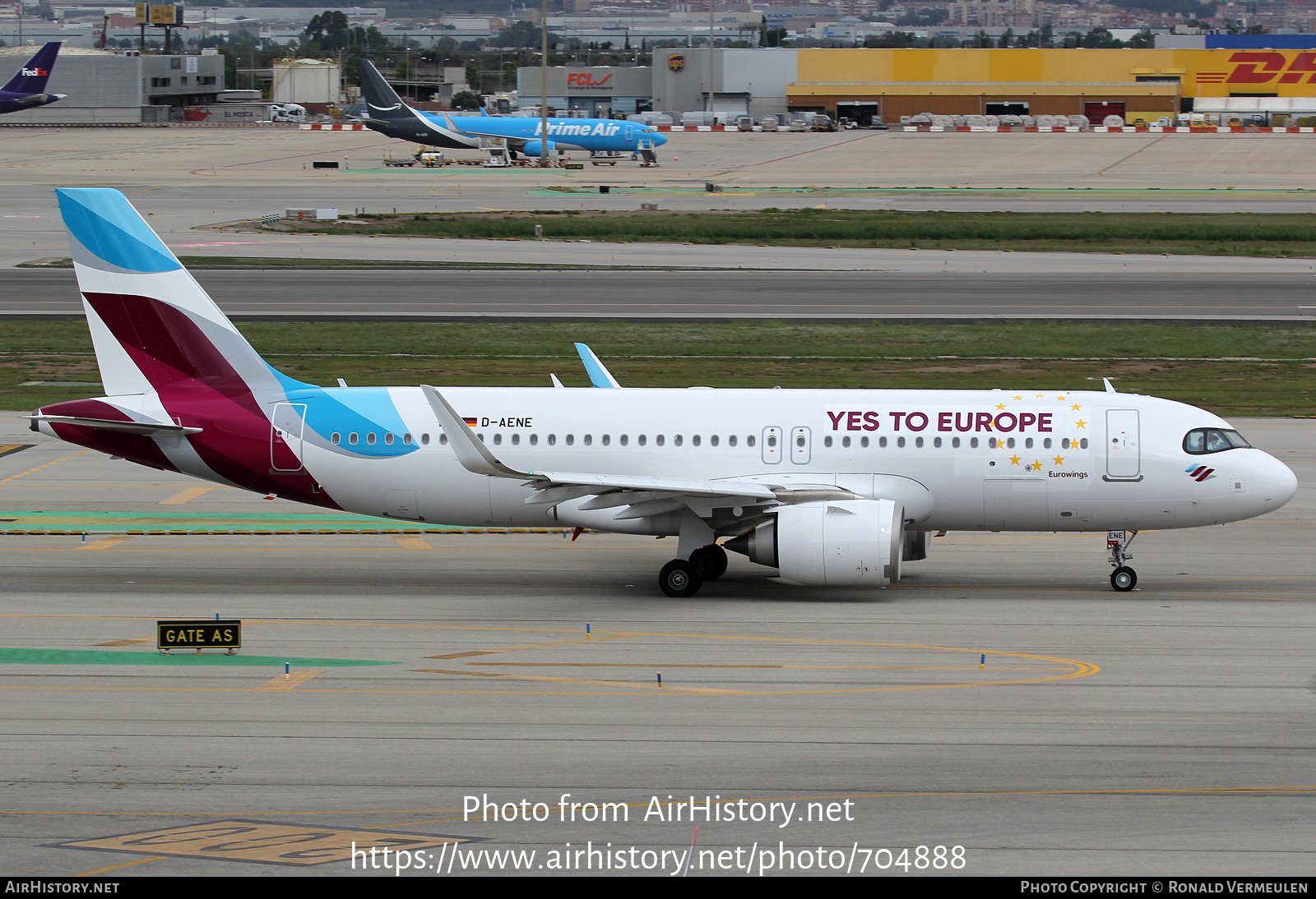 Aircraft Photo of D-AENE | Airbus A320-251N | Eurowings | AirHistory.net #704888