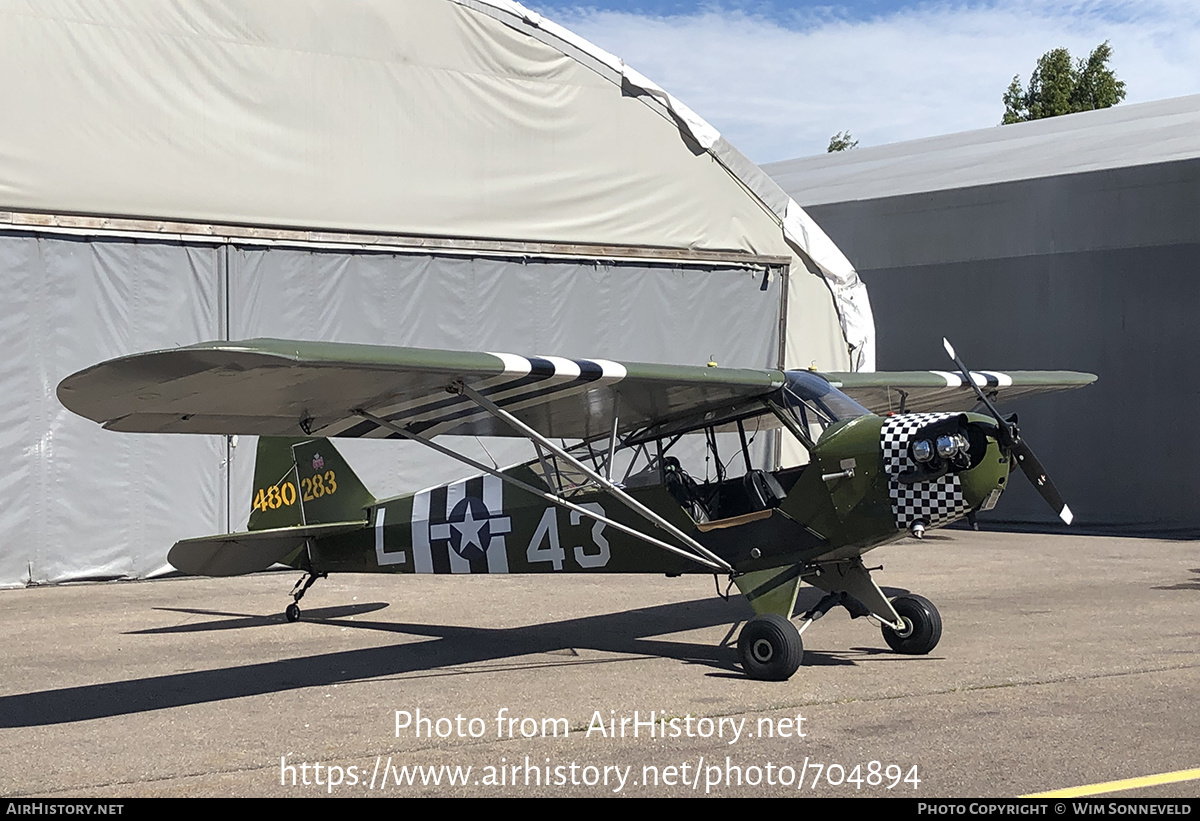 Aircraft Photo of LN-SAI / 480283 | Piper L-4J Cub | USA - Army | AirHistory.net #704894